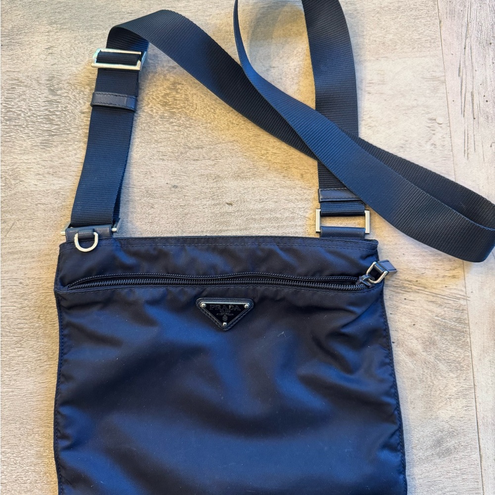 Prada Navy Crossbody Bag